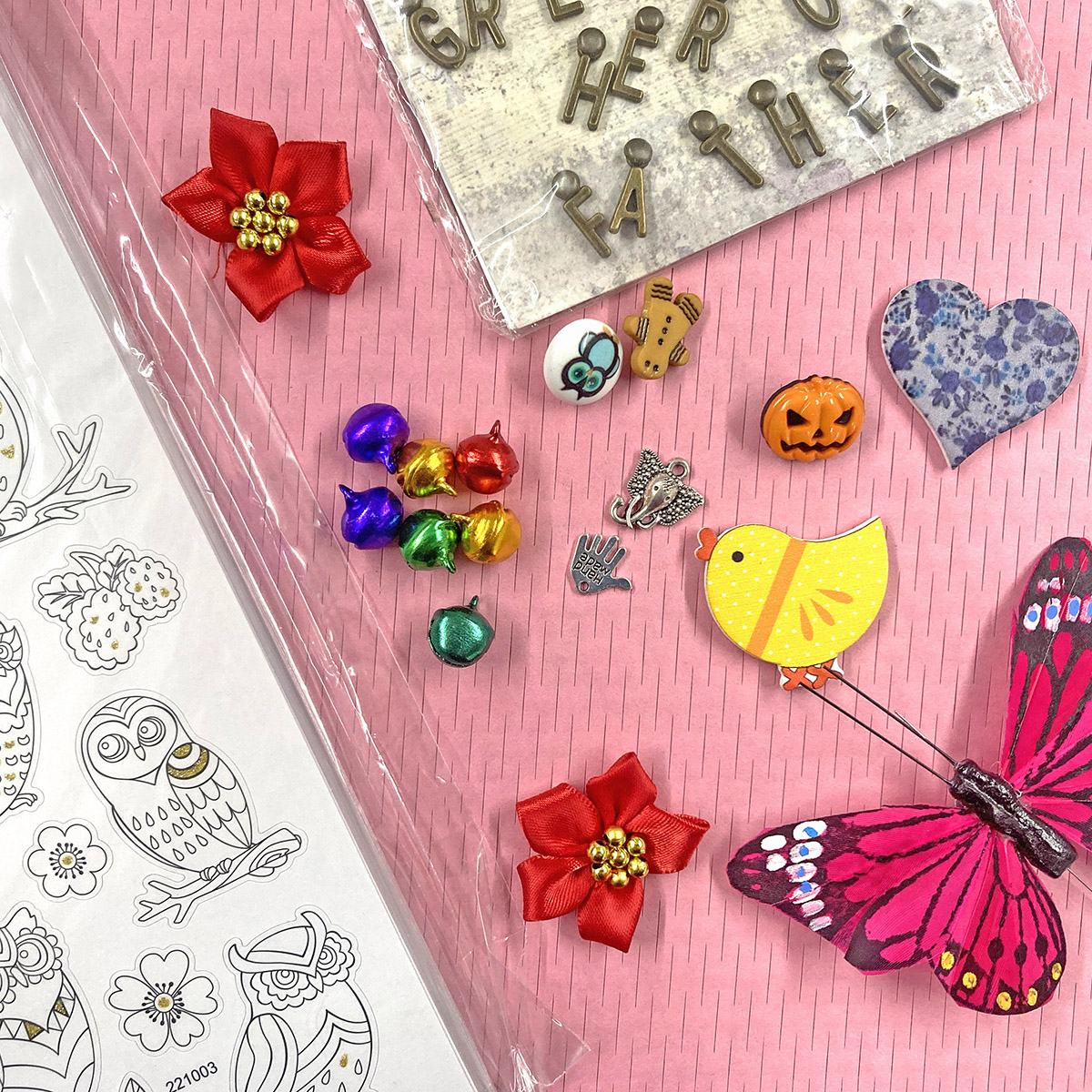 Embellishments, Decorations & Stickers