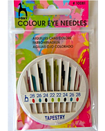 Pony Colour Eye Tapestry Needles Assorted sizes 22-28