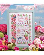 Cross Stitcher Project Pack - Boarders & Blooms - Aida - Issue 396