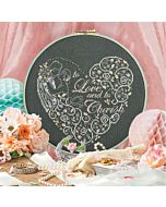 Cross Stitcher Project Pack - Love & Cherish With Hoop - Issue 396
