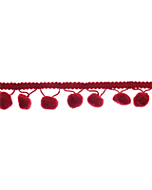 Wine Pom Pom Trim