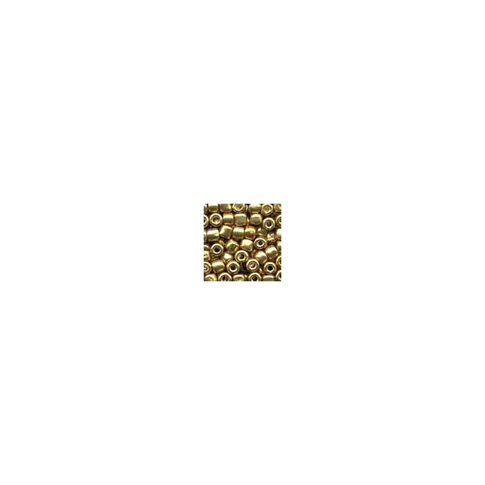 Pebble Glass Beads 05557 - Old Gold