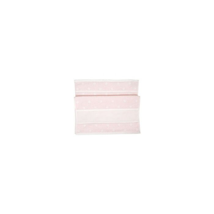 Rico Guest Towel (30 x 50cm) - Rose/White