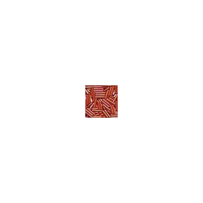 Medium Bugle Beads 82050 - Red Rainbow