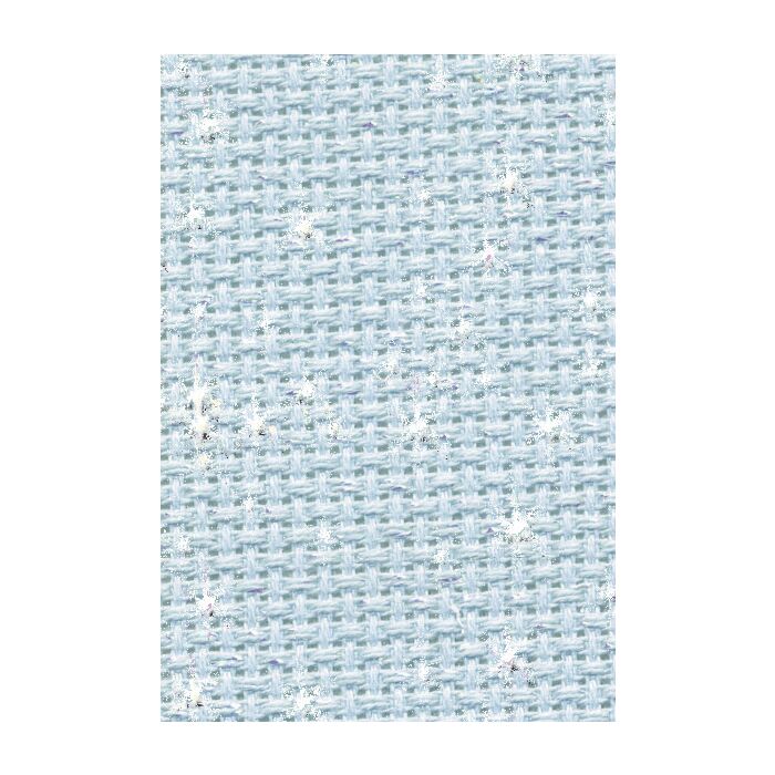 DMC 14 Count Iridescent Aida Blue 50 x 55cm (19.5 x 21.5in) - Fat Quarter