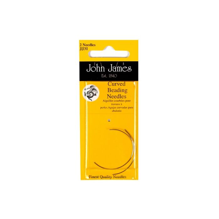 John James Curved Beading Needles - Size 10