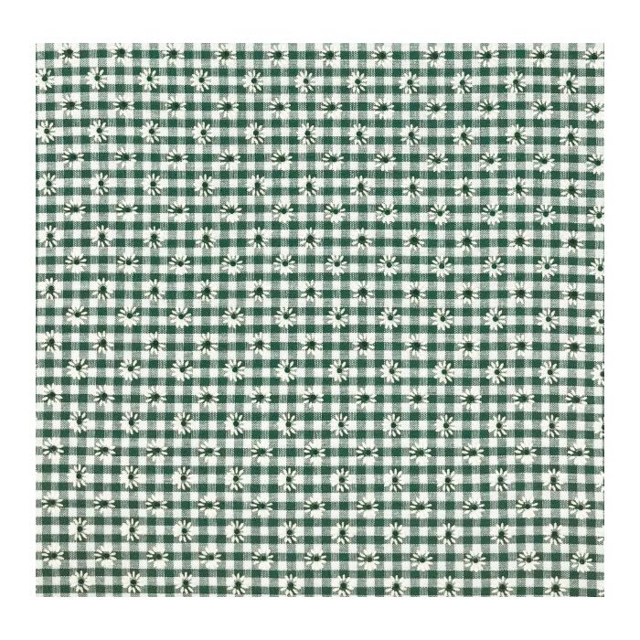 Green Daisy Backing Fabric - 100 x 58 cm M