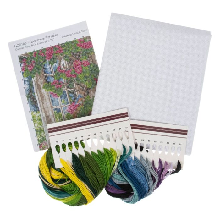 Gardener's Paradise - Trimits Cross Stitch Kit offer
