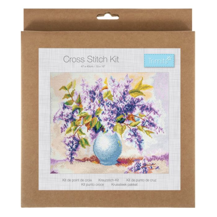 Lilacs - Trimits Cross Stitch Kit offer