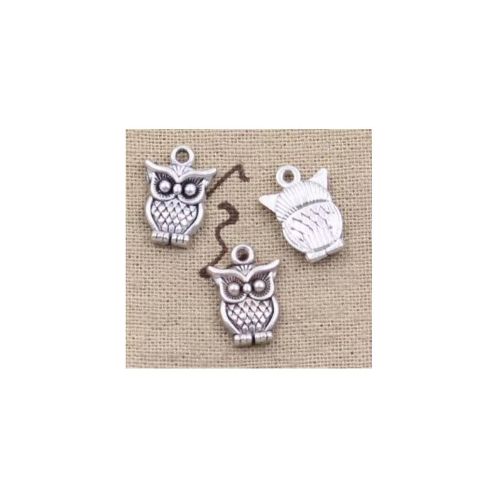Owl Charm - pack of 4