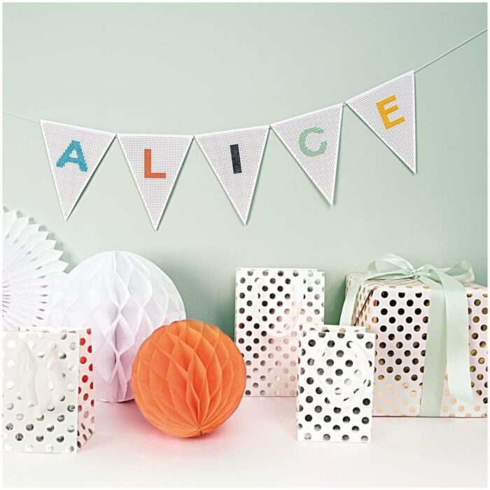 Stitch your own Garland Pennants