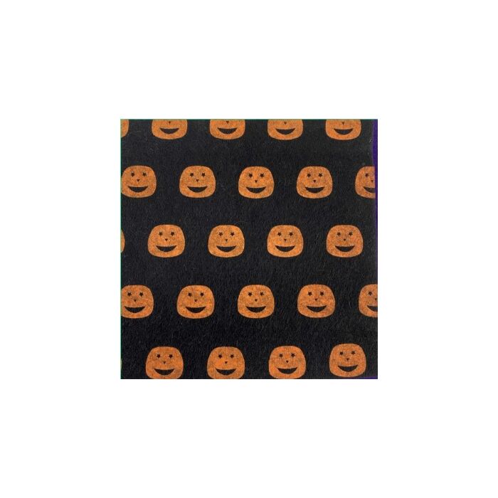 Pumpkin Design Felt Square
