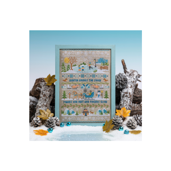 Cross Stitcher Project Pack - Winter Wonderland Sampler- XST365