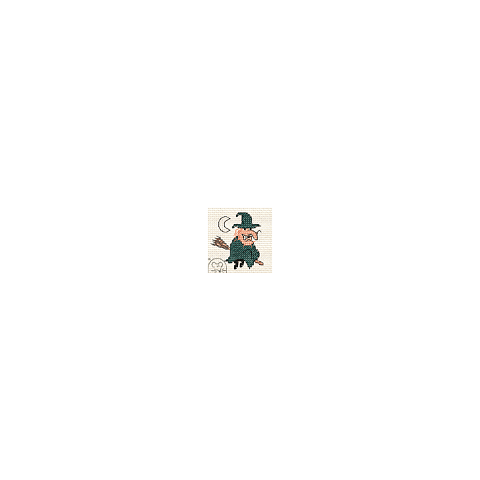 Mouseloft Funsize Cross Stitch Kit - Witch 00M-005mmh