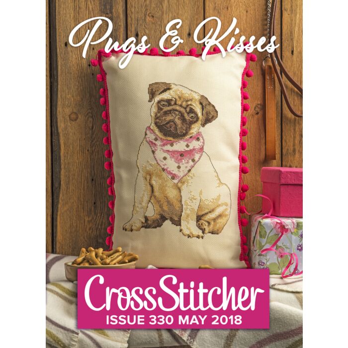 Cross Stitcher Project Pack - Pugs & Kisses Issue 330