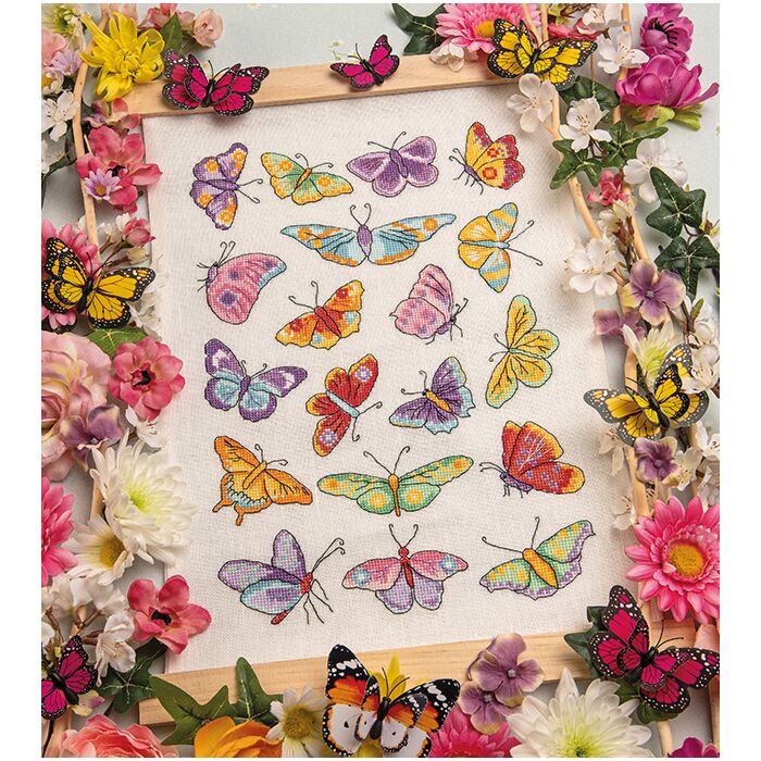 Cross Stitcher Project Pack - issue 385 - Butterfly Dreams - with 30cm Magnetic Frame