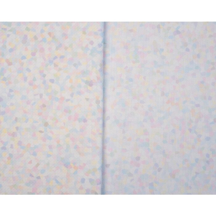 Fabric of the Month Summer - Confetti Pastel - Evenweave