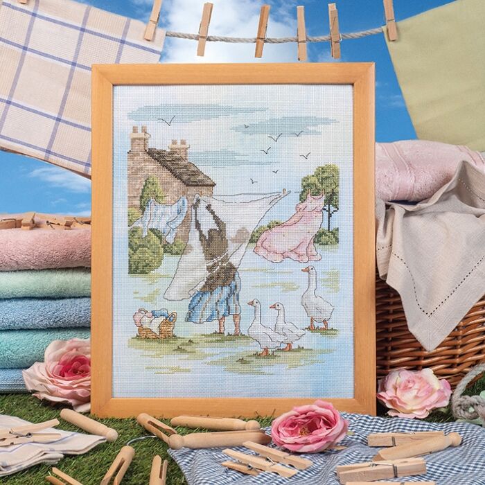 CrossStitcher Project Pack - Issue 424 - Washing Line