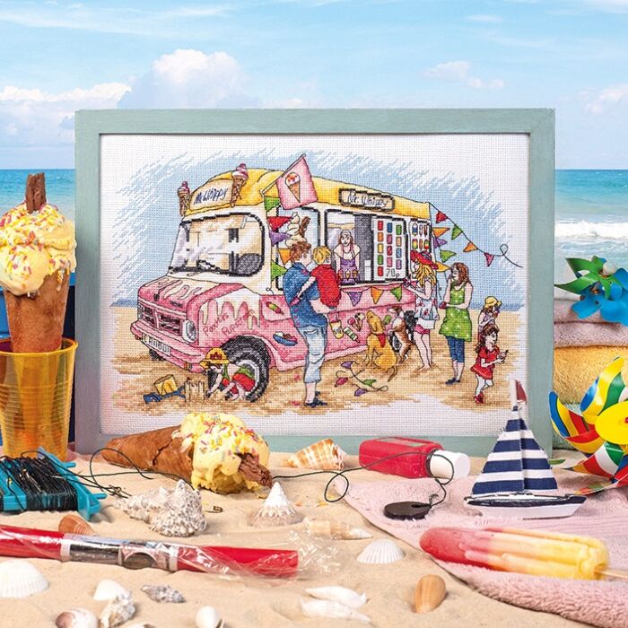 CrossStitcher Project Pack - Issue 425 - Ice Cream Van