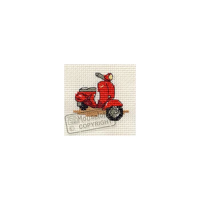 Mouseloft Red Scooter - 004-J02stl