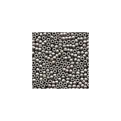 Antique Glass Beads 03008 - Pewter