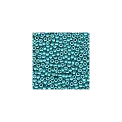 Antique Glass Beads 03507 - Satin Turquoise