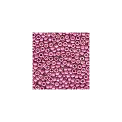 Antique Glass Beads 03553 - Satin Old Rose