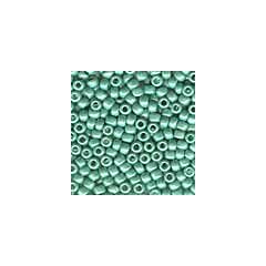 Antique Glass Beads 03561 - Satin Ice Green