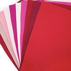 Felt Jelly Roll - Cherry colours 10