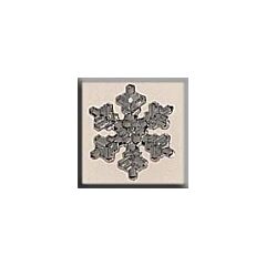 Glass Treasures 12037 - Medium Silver Snowflake