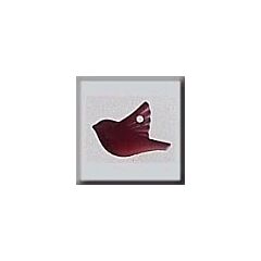 Glass Treasures 12050 - Small Bird Red