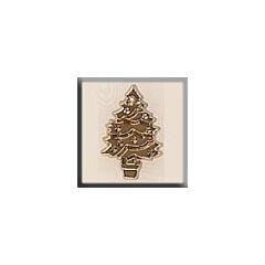 Glass Treasures 12106 - Christmas Tree Gold