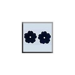 Glass Treasures 12117 - Petite Flower Blue