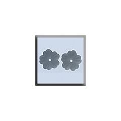 Glass Treasures 12118 - Petite Flower Matte Silver