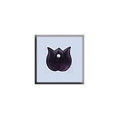 Glass Treasures 12155 - Very Small Tulip Matte Amethyst