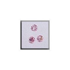 Crystal Treasures 13021 - Round Bead Light Rose