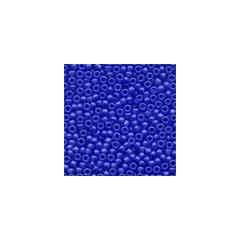 Frosted Glass Beads 60020 - Frosted Royal Blue