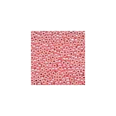 Frosted Glass Beads 62004 - Frosted Tea Rose