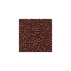 Frosted Glass Beads 62023 - Frosted Root Beer