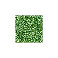 Frosted Glass Beads 62049 - Frosted Spring Green