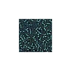 Frosted Glass Beads 65270 - Frosted Bottle Green