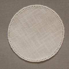 12cm Round Crochet Doilies - Cream 12cm / 5in