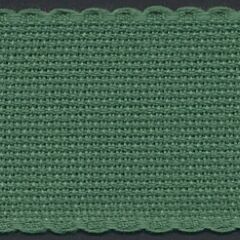 2in / 5cm Christmas Green Aida Band - 1m