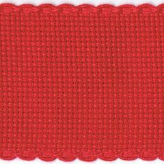 2in / 5cm Christmas Red Aida Band - 1m