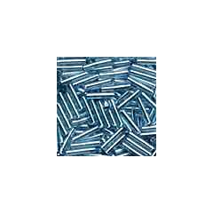 Medium Bugle Beads 82054 - Aqua Ice