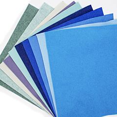 Felt Jelly Roll - Ocean colours 8