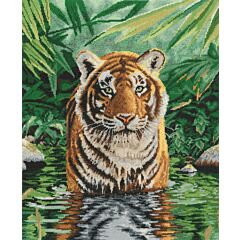 BK1151 - Tiger Pool Cross Stitch Kit