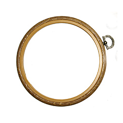 Round Woodgrain Effect Flexi Hoops