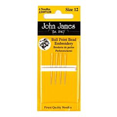 John James Ball Point Embroidery Needles - Size 12