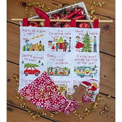 Christmas Afghan Pack - FABRIC AND THREADS - issue 337. 